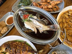 Bandar Djakarta: Puas Nikmati Udang Pancet Goreng dan Kerapu Steam Hong Kong