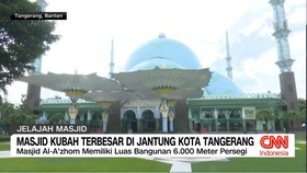 VIDEO: Masjid Kubah Terbesar Di Jantung Kota Tangerang