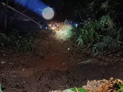Lansia Tertimbun Longsor di Sentul Bogor Sudah 2 Hari Belum Ditemukan