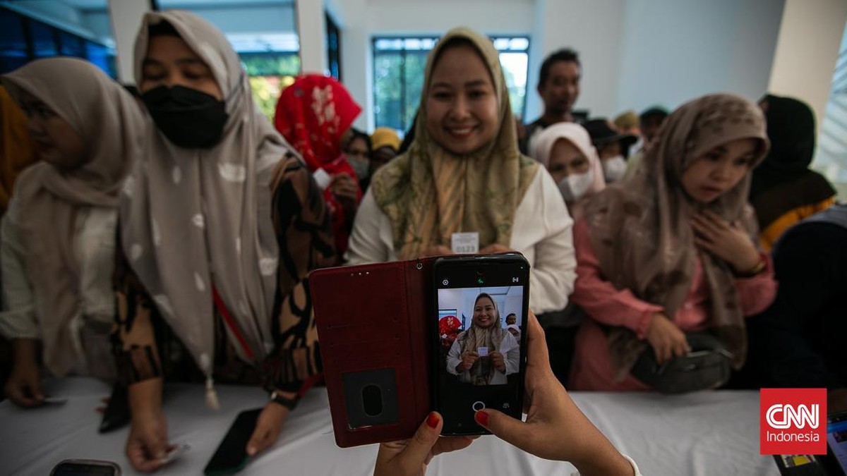 FOTO: Gelaran Program Sembako Murah di Jakarta Jelang Lebaran