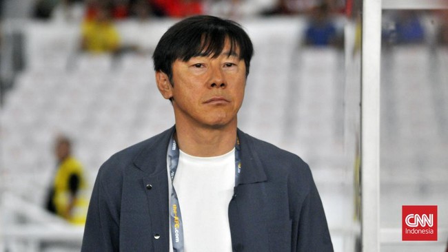 Shin Tae Yong mengaku tak kuasa menahan tangis saat pertandingan Indonesia vs Korea Selatan U-23 di perempat final Piala Asia U-23 2024