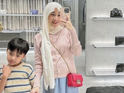 5 Potret Kehamilan Larissa Chou, Tak Sabar Ingin Segera Jadi Bunda 2 Anak