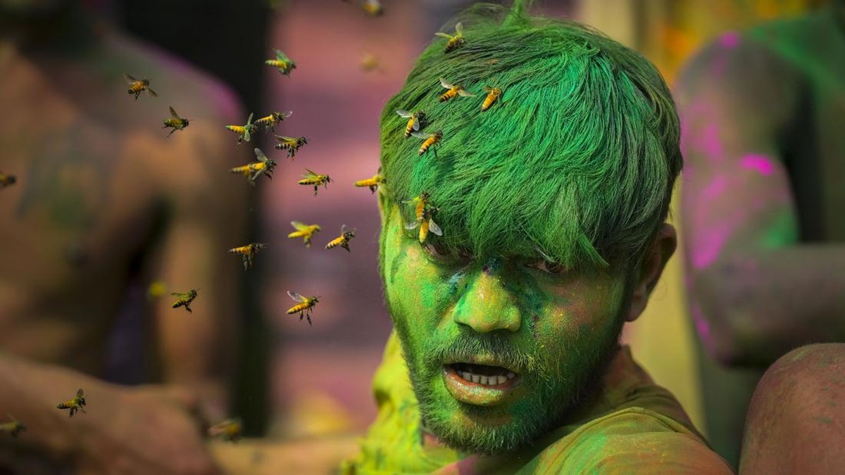 FOTO: India Merayakan Holi, Festival Penanda Datangnya Musim Semi
