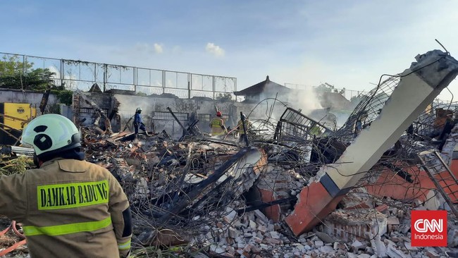 Kebakaran melanda salah satu blok di Lapas Kelas IIA Kerobokan, di Kecamatan Kuta Utara, Kabupaten Badung, Bali,