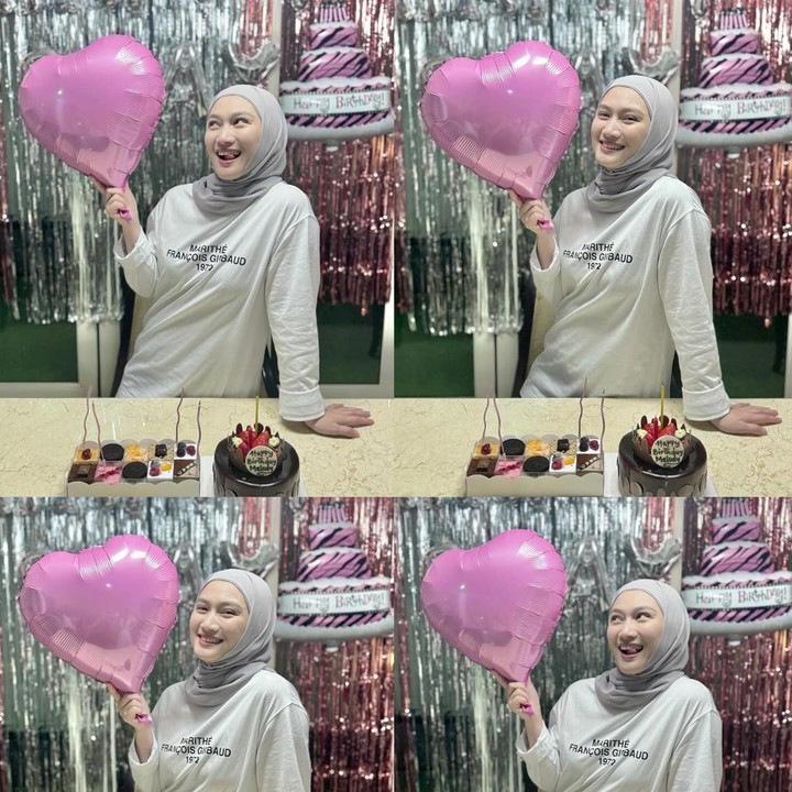 <p>Hal ini terlihat dari beberapa potret yang ia unggah di akun Instagram pribadi. Bersama suami, saudara, dan sahabat, mereka memperingati hari tersebut dengan bahagia.(Foto: Instagram @melodylaksani92)<br /><br /><br /></p>