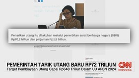 VIDEO: Pemerintah Tarik Utang Baru Rp 72 Triliun