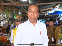 Cek Harga Bapok di Pasar Sulteng, Jokowi: Beras Ada yang Rp 13.000/Kg