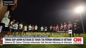VIDEO: Timnas Siap Akhiri Kutukan 20 Tahun Tak Menang di Vietnam