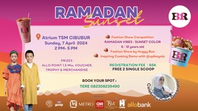 Semarak Bulan Suci, Baskin Robbins Gelar Fashion Show Ramadan Sunset