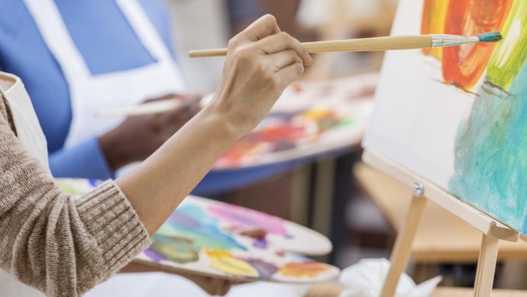 Ilustrasi art therapy Ilustrasi art therapy