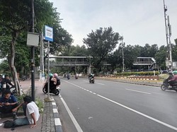 Jalan Medan Merdeka Barat Dibuka Kembali Seusai Demo