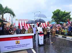 Telan Rp 330 M, Ini Rincian 15 Ruas Jalan di Sulteng yang Diresmikan Jokowi
