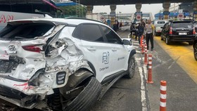 Kecelakan Beruntun di Gerbang Tol Halim Buat Macet Hingga Jatiwaringin
