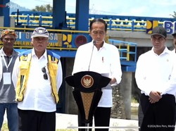 Digarap 8 Tahun, Proyek Rehabilitasi Irigasi Sulteng Rp 1,25 T Diresmikan Jokowi