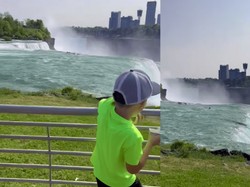 Keluarga Ini Terkejut Saat Lihat Pemandangan di Air Terjun Niagara
