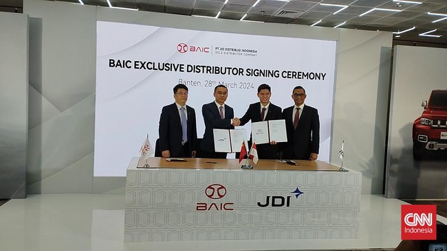 BAIC akan dipasarkan JIO Distribusi Indonesia, anak perusahaan JHL Group, yang juga induk DAS Indonesia, distributor Jeep di dalam negeri.