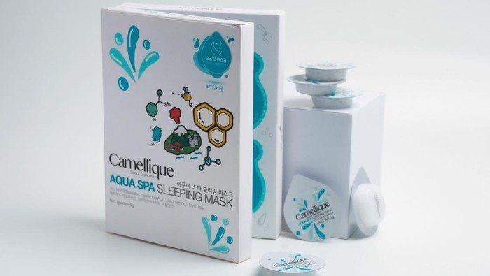 Kandungan dan Manfaat AQUA SPA Sleeping Mask dari Brand Camellique, Perawatan Kulit Ala Kecantikan Korea