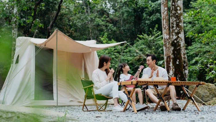 Ilustrasi Camping