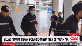 VIDEO: Skuad Timnas Sepak Bola Indonesia Tiba di Tanah Air