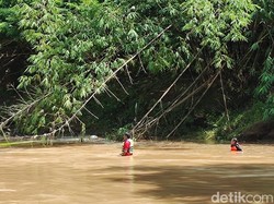 Seorang Bocah Hilang Terseret Arus Kali Oya Wonosari