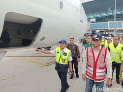 Dua Pekan Jelang Lebaran, Menhub Cek Kesiapan Pesawat di Bandara Soetta