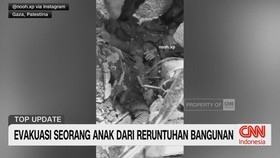 VIDEO: Evakuasi Seorang Anak Dari Reruntuhan Bangunan