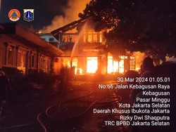Kebakaran Rumah di Kebagusan Jaksel, 1 Orang Tewas