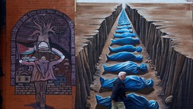 FOTO: Perjuangan dan Solidaritas untuk Gaza lewat Mural di Belfast