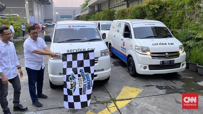 Suzuki menyediakan setidaknya 66 titik bengkel siaga selama 10 hari saat momen mudik Lebaran 2024.