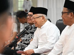 Bukber di Rumah Dinas, Maruf Amin: Bulan Ramadan Terakhir sebagai Wapres