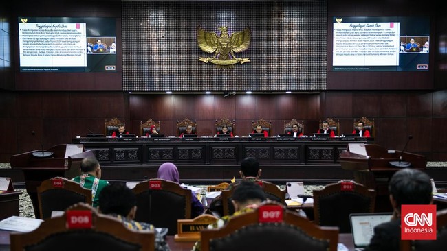 MK menolak seluruh gugatan hasil Pilpres 2024, sehingga Prabowo-Gibran tetap menjadi pemenang seperti yang ditetapkan KPU sebelumnya.