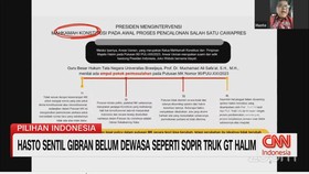 VIDEO: Hasto Sentil Gibran Belum Dewasa Seperti Sopir Truk GT Halim