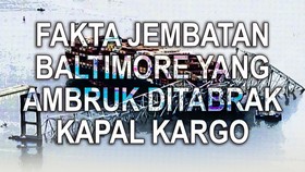 INFOGRAFIS: Fakta Jembatan Baltimore yang Ambruk Ditabrak Kapal Kargo