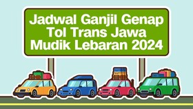 INFOGRAFIS: Jadwal Ganjil Genap Tol Trans Jawa Mudik Lebaran 2024