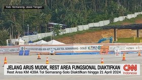 VIDEO: Jelang Arus Mudik, Rest Area Fungsional Diaktifkan