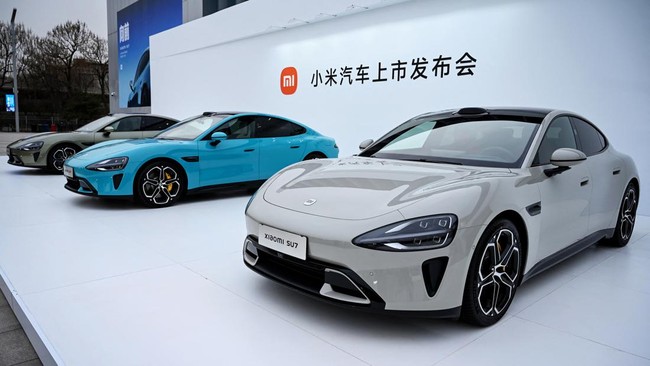 FOTO: Secanggih Apa Xiaomi SU7 yang Lebih Murah dari Tesla Model 3?