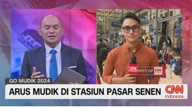 VIDEO: Pantauan Terkini, Arus Mudik di Stasiun Pasar Senen