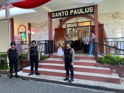 Pengamanan Paskah di Sejumlah Gereja Probolinggo Berjalan Lancar