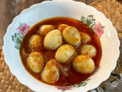 Resep Sambal Goreng Telur Puyuh, Lauk Pelengkap Ketupat Lebaran