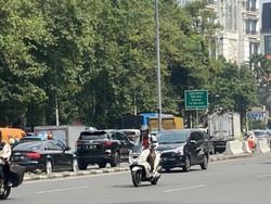 Dishub DKI Uji Coba Tutup U-Turn Depan Mal Citywalk Sudirman Jakpus