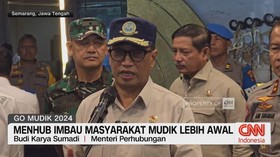 VIDEO: Menhub Imbau Masyarakat Mudik Lebih Awal