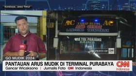 VIDEO: Pantauan Arus Mudik di Terminal Purabaya