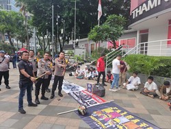 140 Remaja Konvoi Buka on the Road di Jakpus Diamankan, 2 Positif Sabu