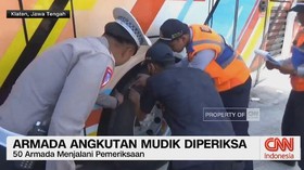 VIDEO:  Pemeriksaan Armada Angkutan Lebaran 2024