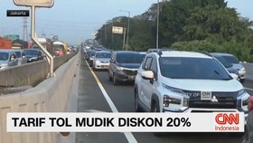 VIDEO: Tarif Tol Arus Mudik Diskon Hingga 20%