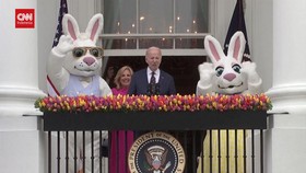 VIDEO: Joe Biden Sambut 40 Ribu Tamu Easter Egg Roll Gedung Putih