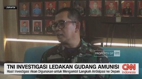 VIDEO: TNI Lakukan Investigasi Terkait Kebakaran di Gudang Amunisi