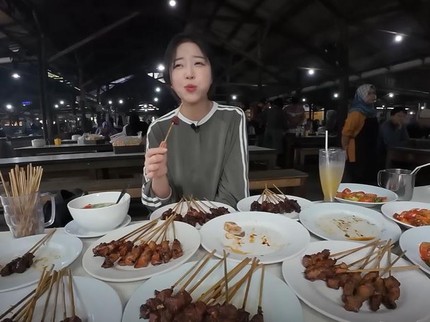 Mukbang 100 Tusuk Satai, Ini 5 Fakta YouTuber Korea Tzuyang yang Sering Viral