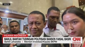 VIDEO: Bahlil Bantah Tudingan Politisasi Bansos Faisal Basri