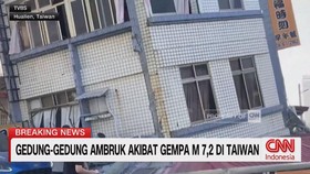 VIDEO: Gedung-Gedung Ambruk Akibat Gempa M 7,2 Di Taiwan